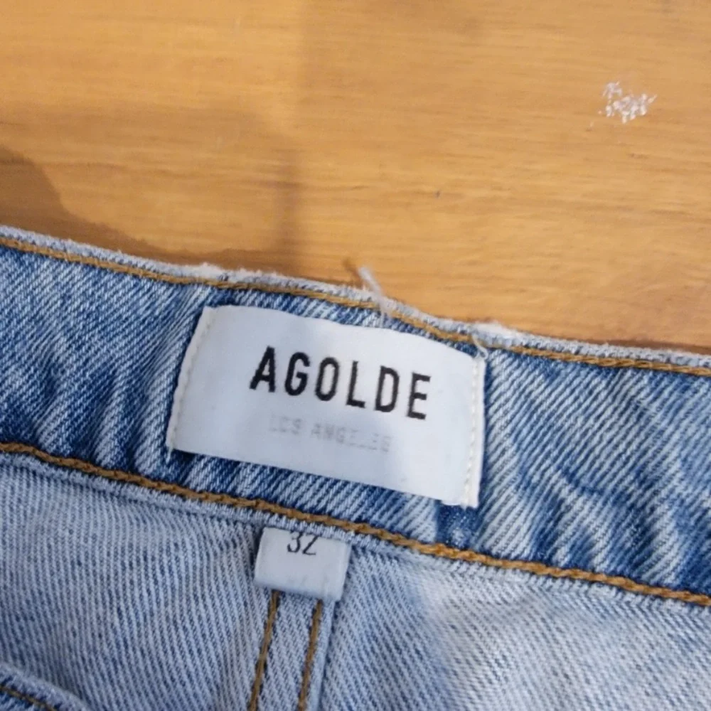 Agolde Reworked 90's Cinched Paperbag High Rise Straight Jean In Revival… - Picture 4 of 9